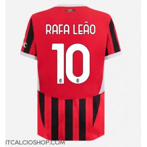 AC Milan Rafael Leao #10 Prima Maglia 2024-25 Manica Corta